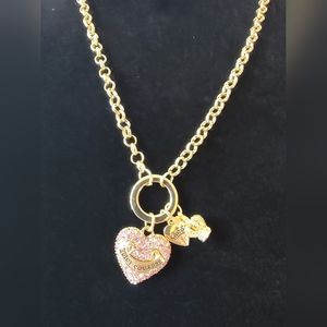 Juicy Couture Charm Adjustable Necklace 24"